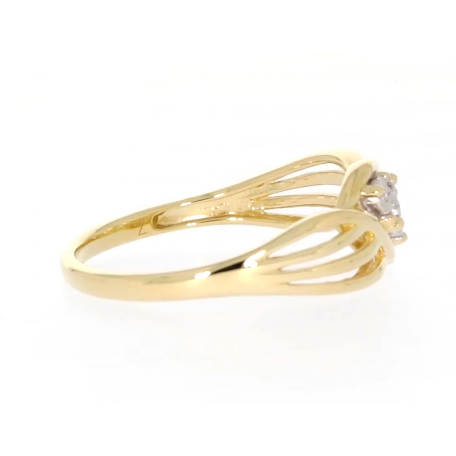 9ct Yellow Gold & Diamond Set Ring - Image 56