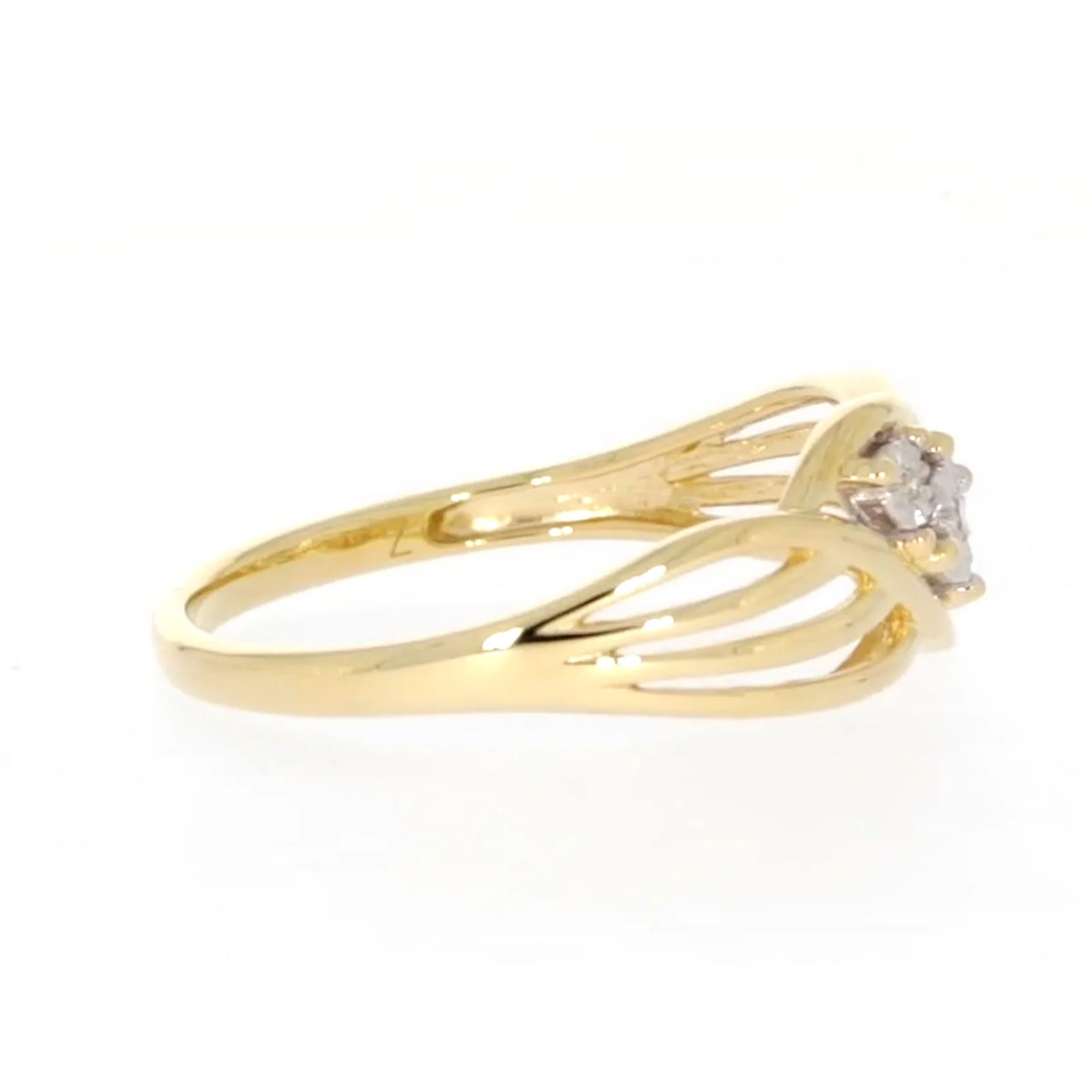 9ct Yellow Gold & Diamond Set Ring - Image 58