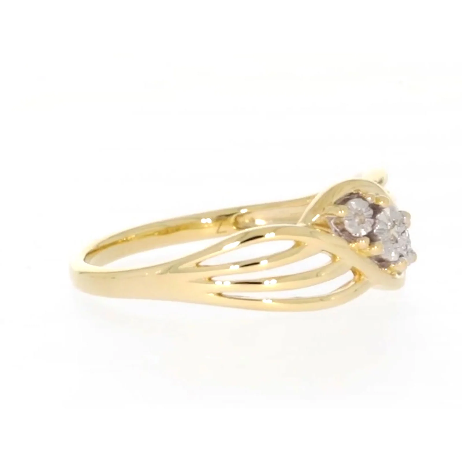 9ct Yellow Gold & Diamond Set Ring - Image 62