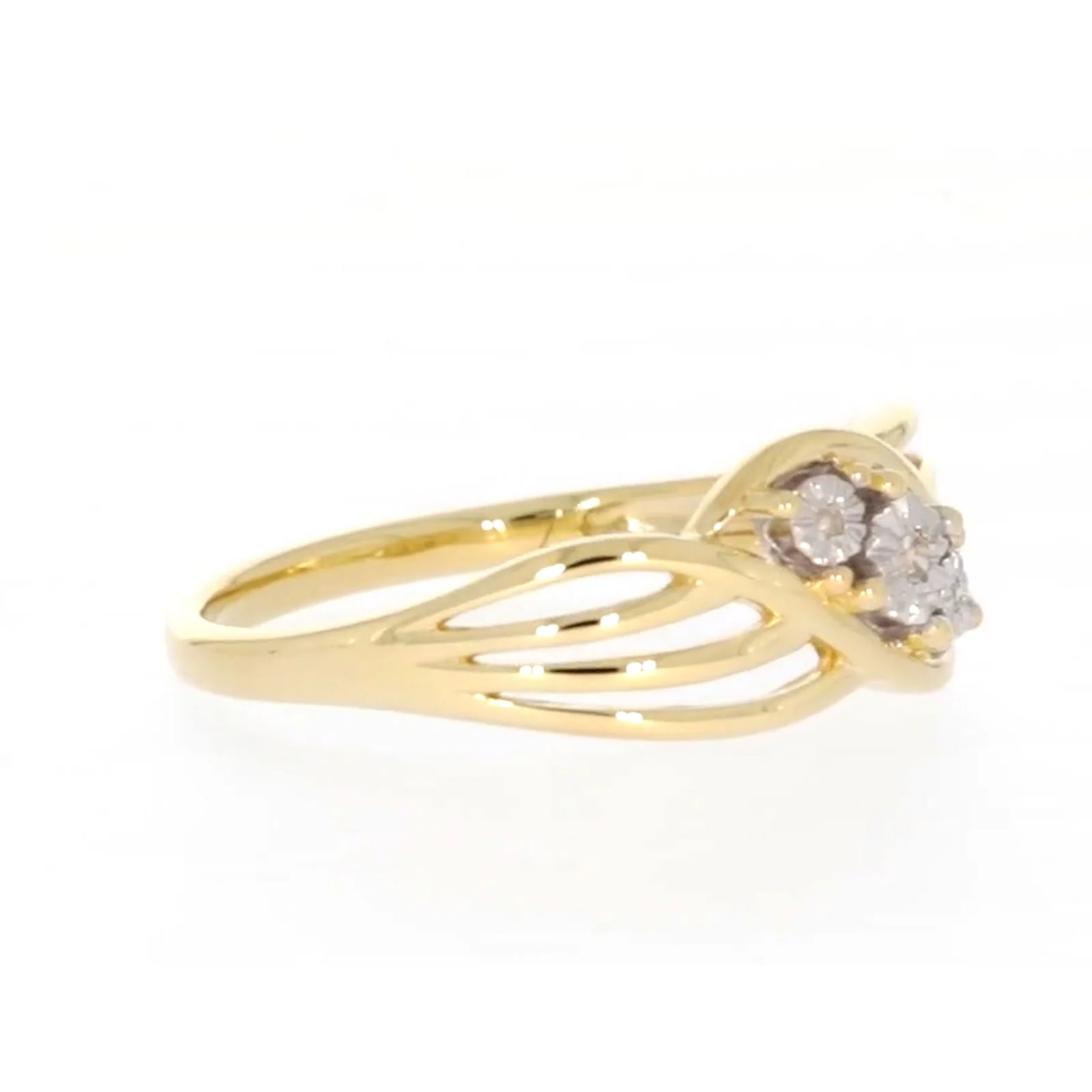 9ct Yellow Gold & Diamond Set Ring - Image 63