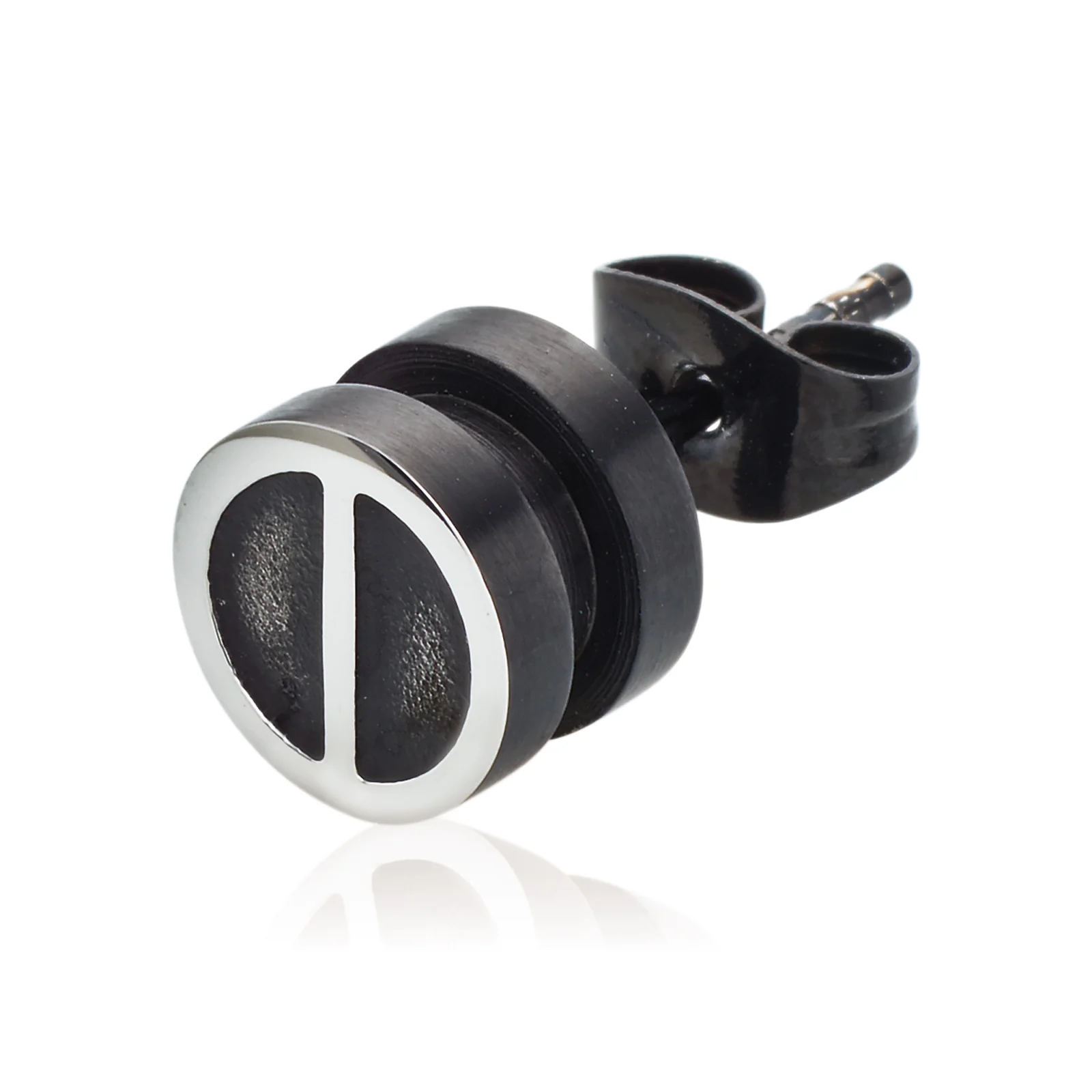 Tensity Stainless Steel Single Stud Earring