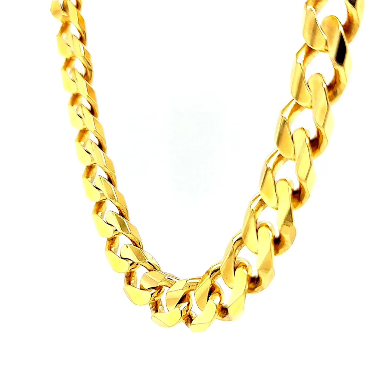 9ct Yellow Gold 55cm Curb Chain - Image 11