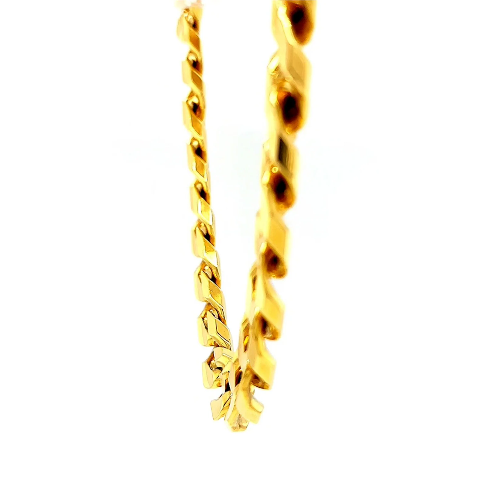 9ct Yellow Gold 55cm Curb Chain - Image 18