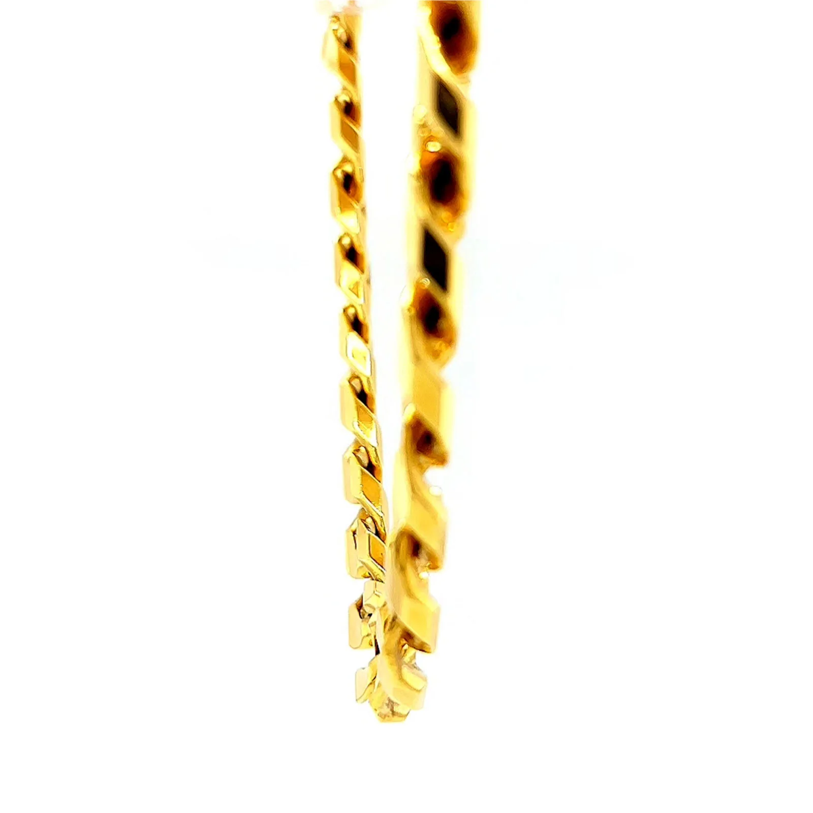9ct Yellow Gold 55cm Curb Chain - Image 19