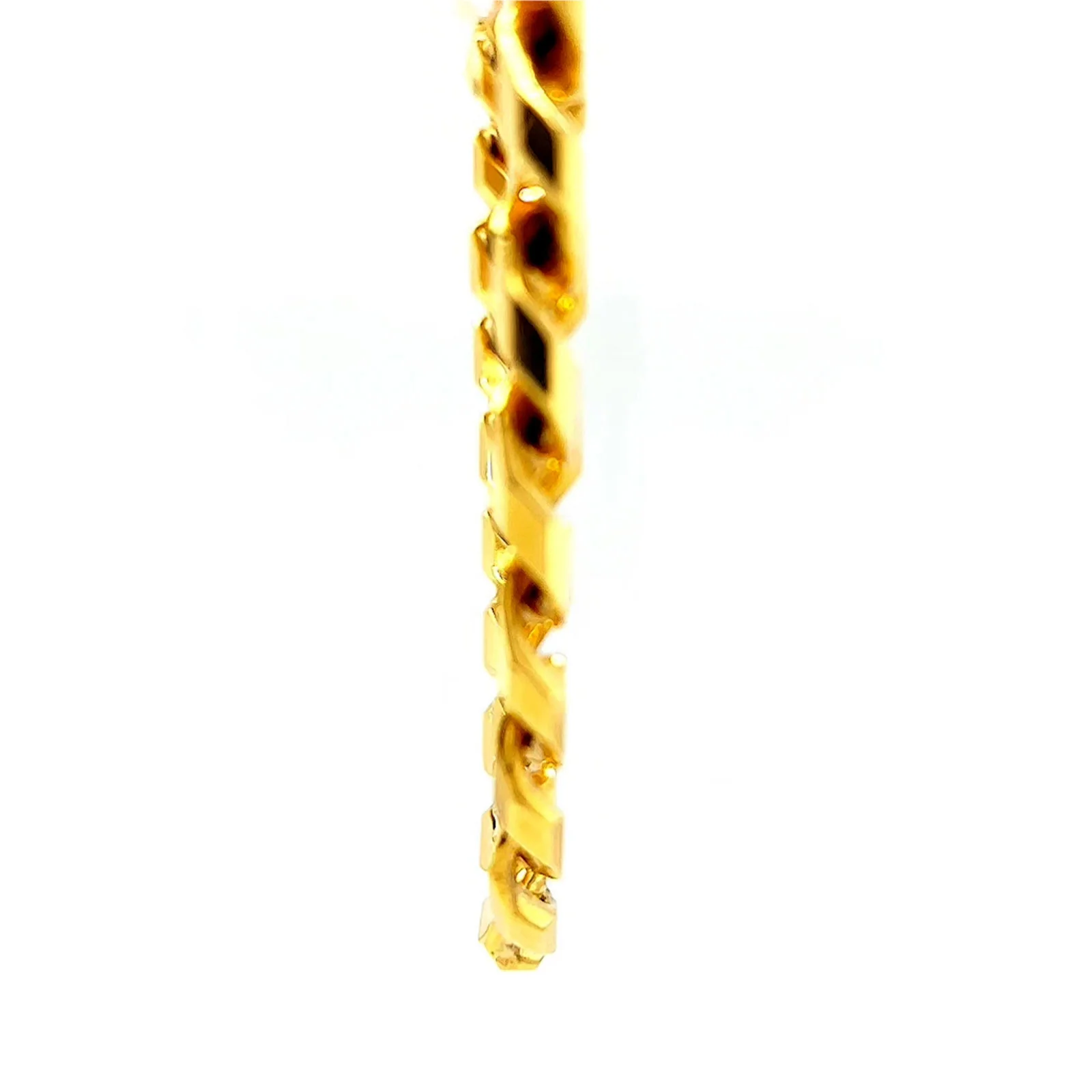 9ct Yellow Gold 55cm Curb Chain - Image 20