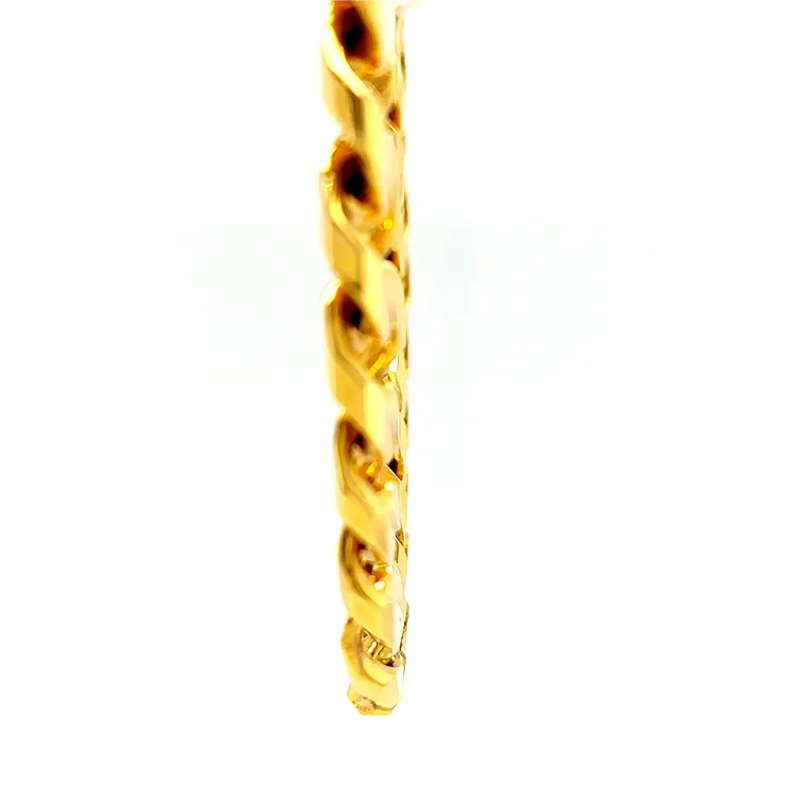 9ct Yellow Gold 55cm Curb Chain - Image 21