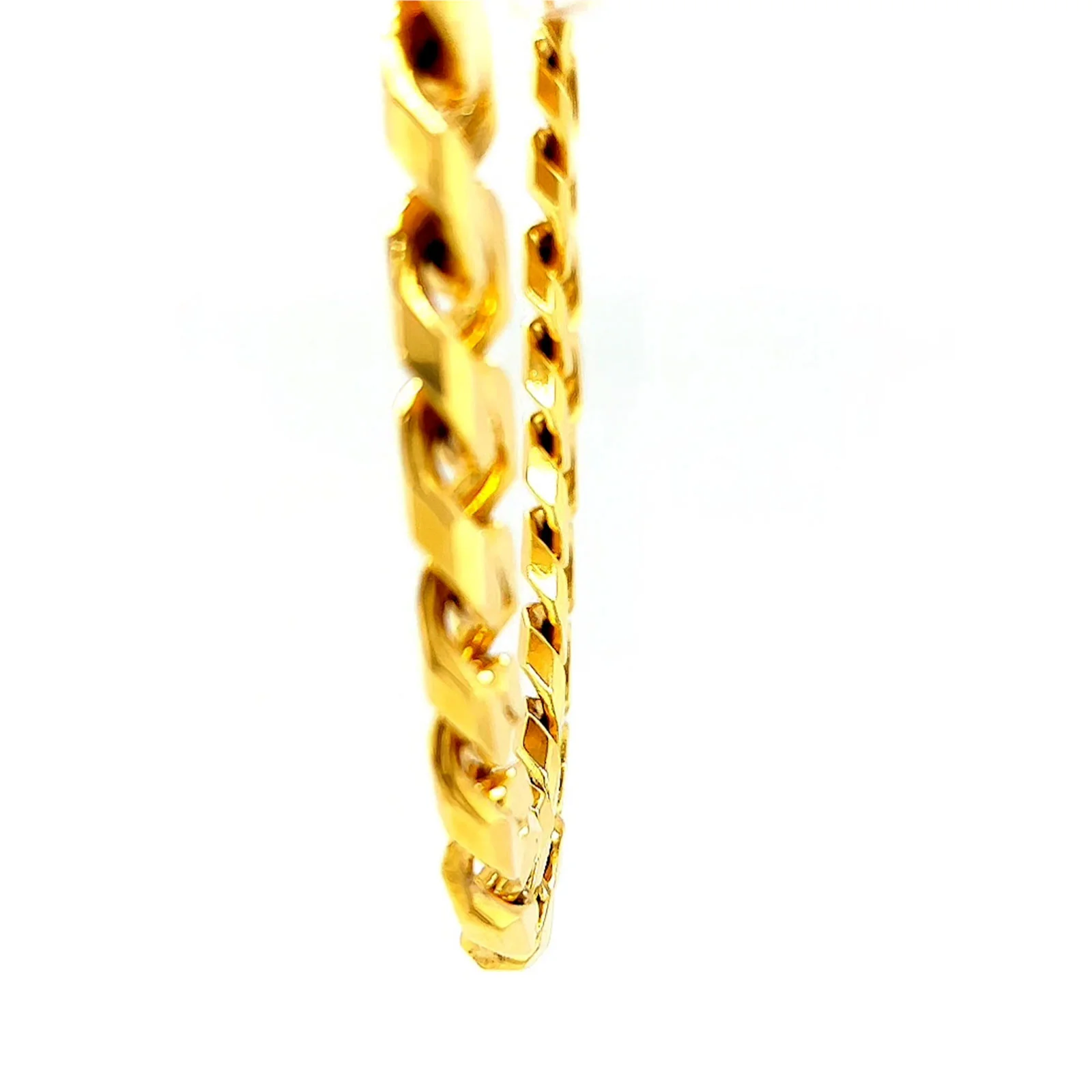 9ct Yellow Gold 55cm Curb Chain - Image 22