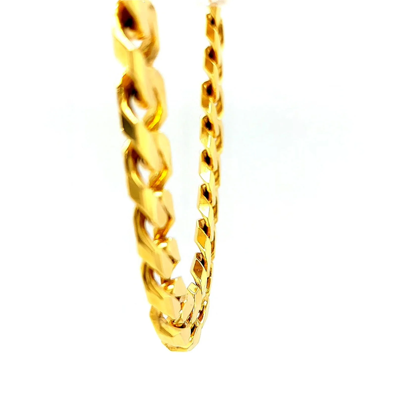 9ct Yellow Gold 55cm Curb Chain - Image 23