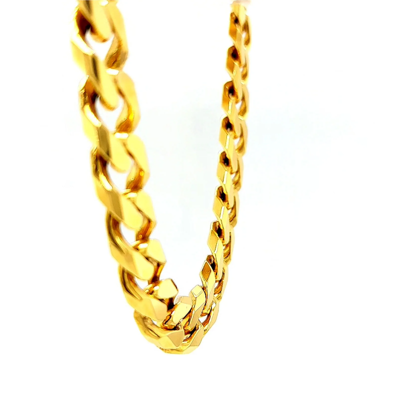 9ct Yellow Gold 55cm Curb Chain - Image 25