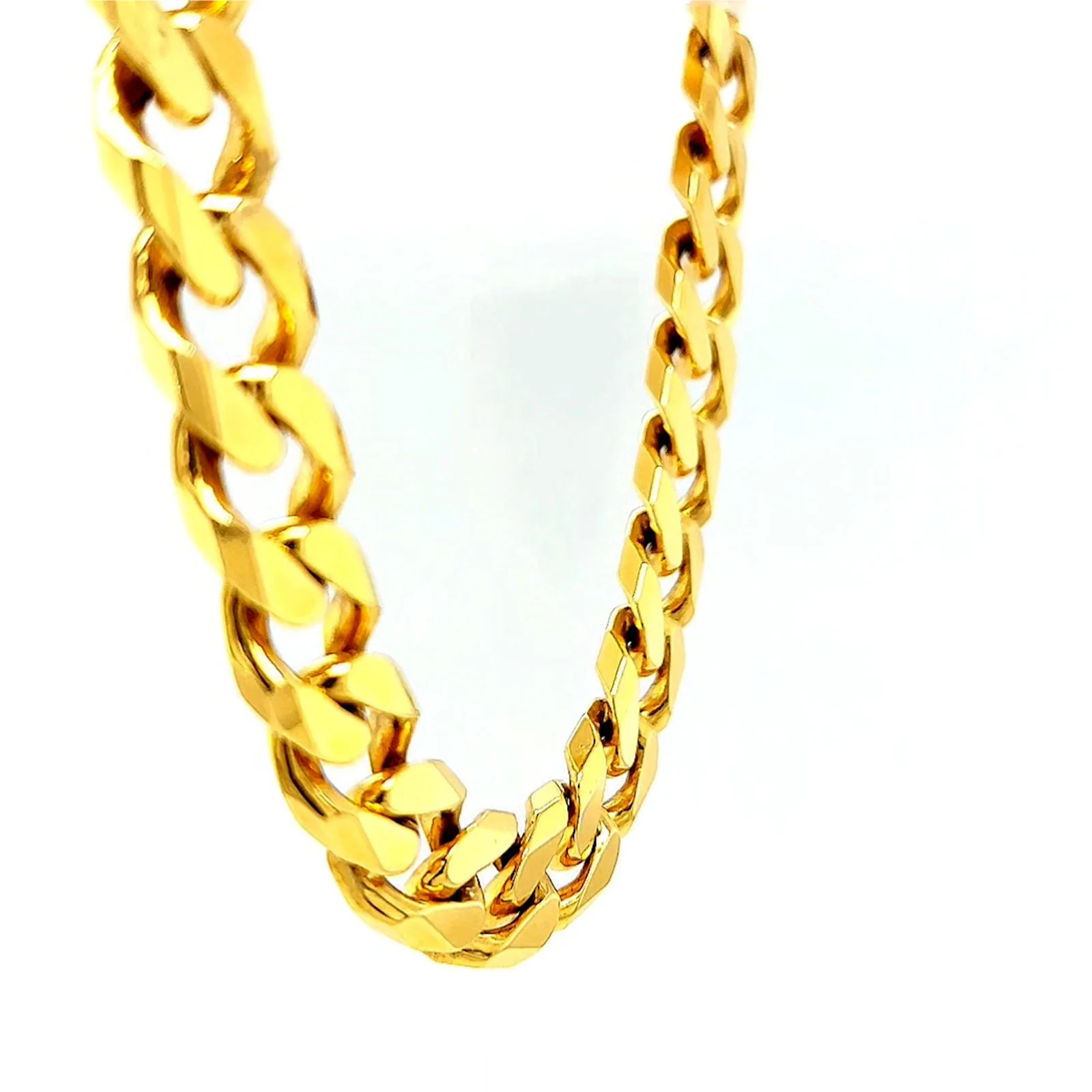 9ct Yellow Gold 55cm Curb Chain - Image 27