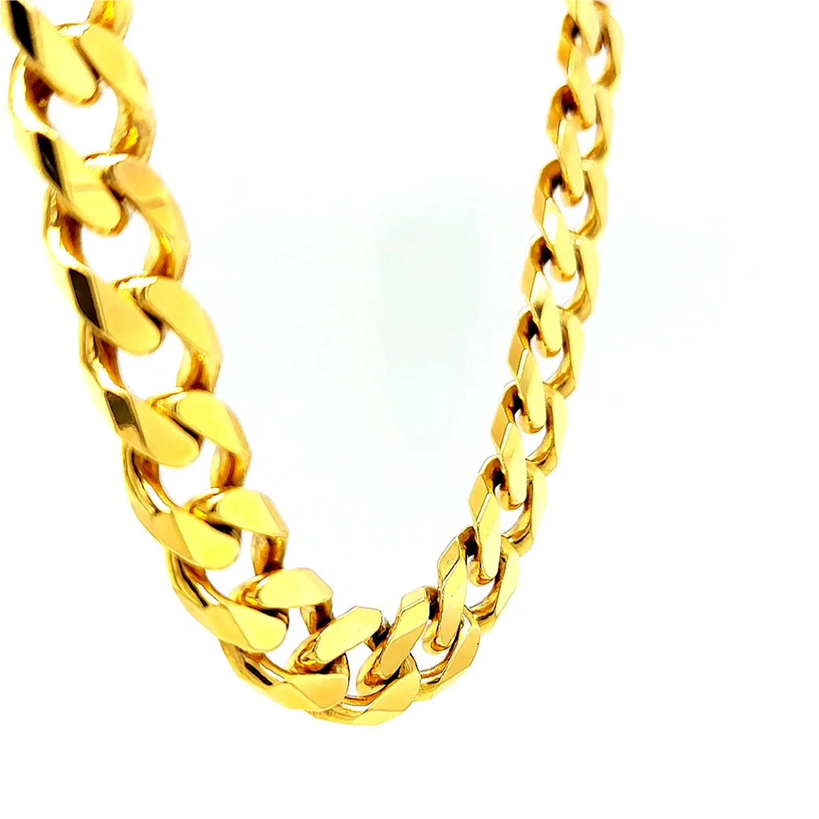 9ct Yellow Gold 55cm Curb Chain - Image 29