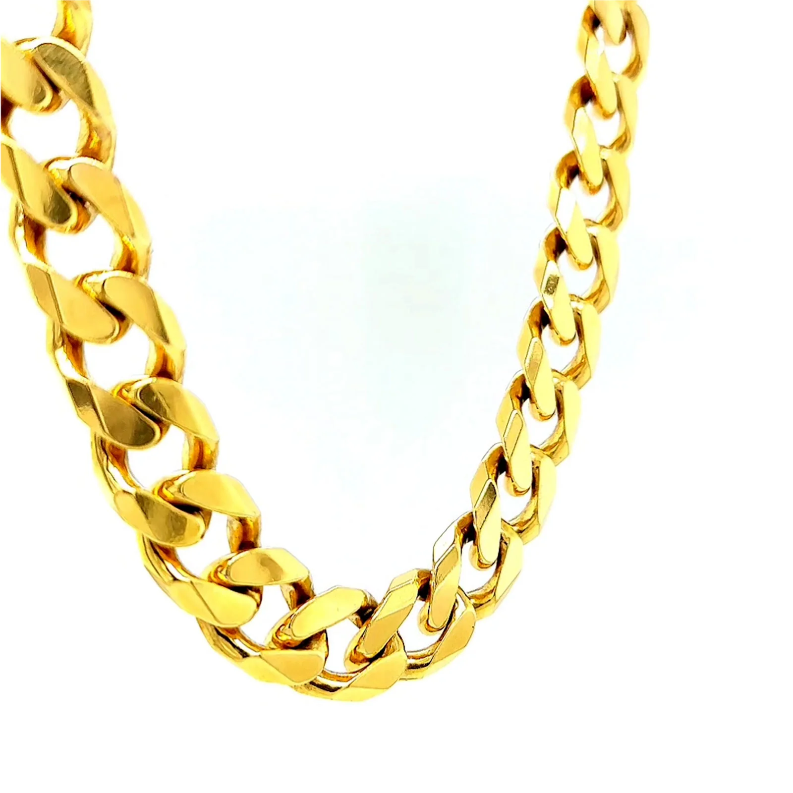 9ct Yellow Gold 55cm Curb Chain - Image 31