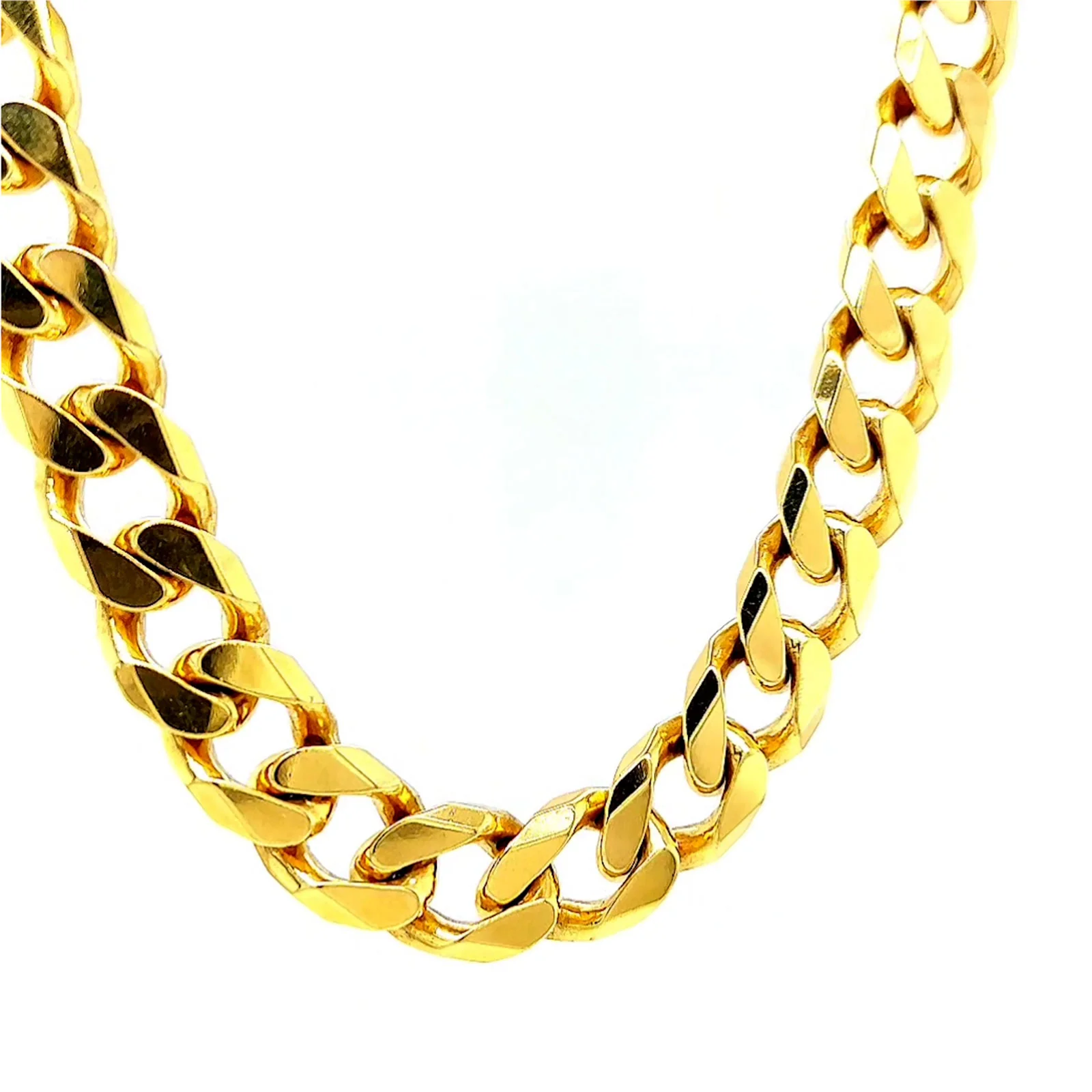 9ct Yellow Gold 55cm Curb Chain - Image 35