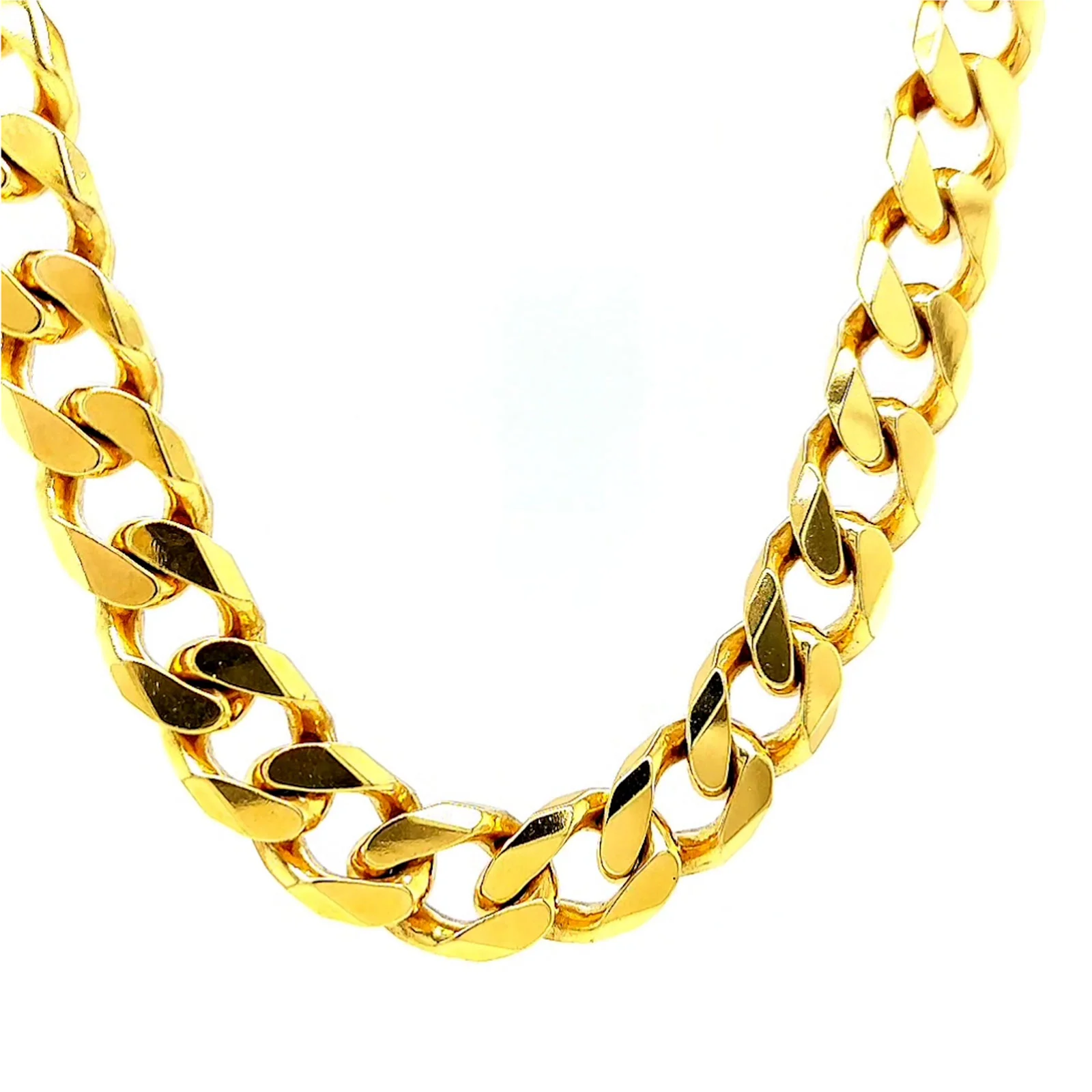 9ct Yellow Gold 55cm Curb Chain - Image 36