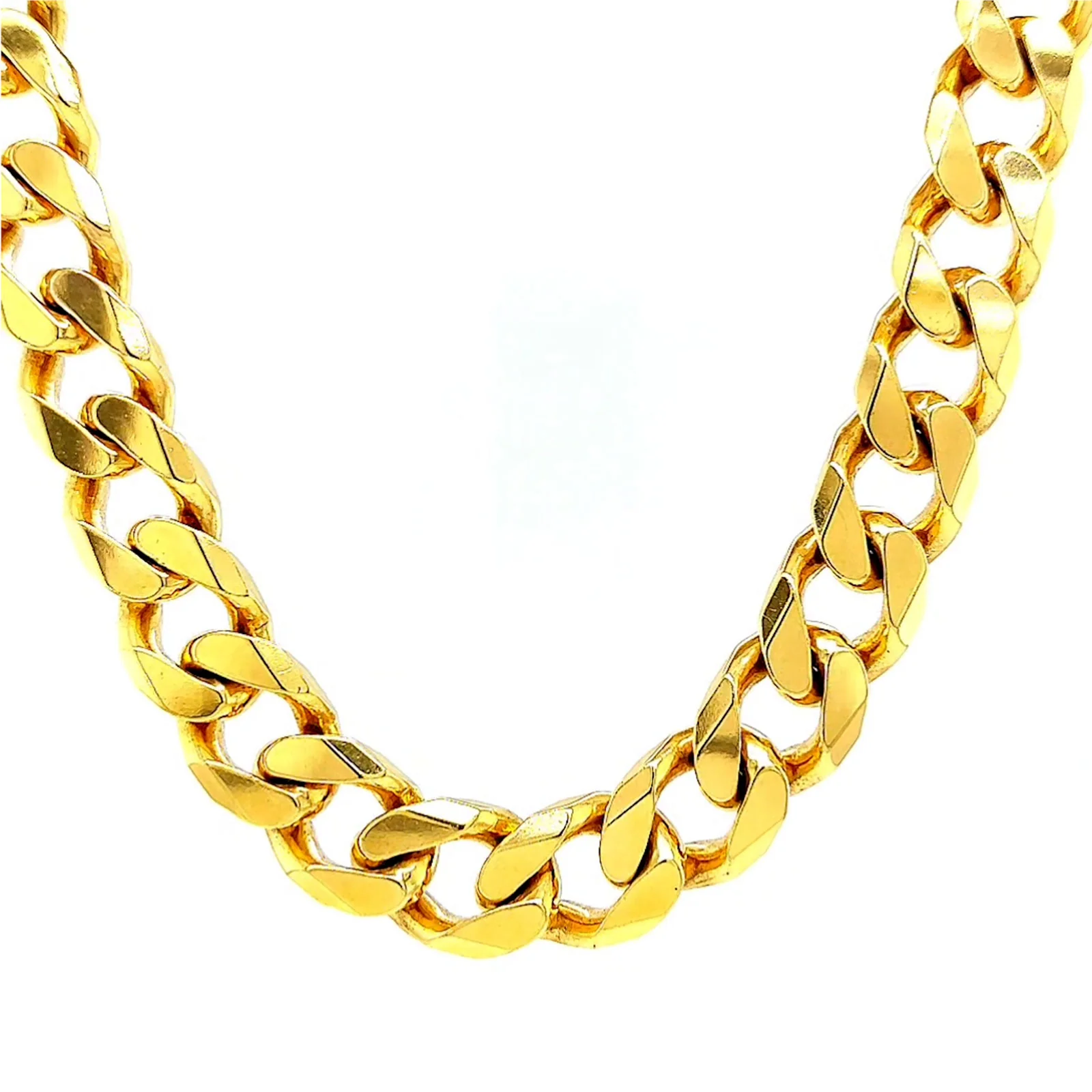 9ct Yellow Gold 55cm Curb Chain - Image 39