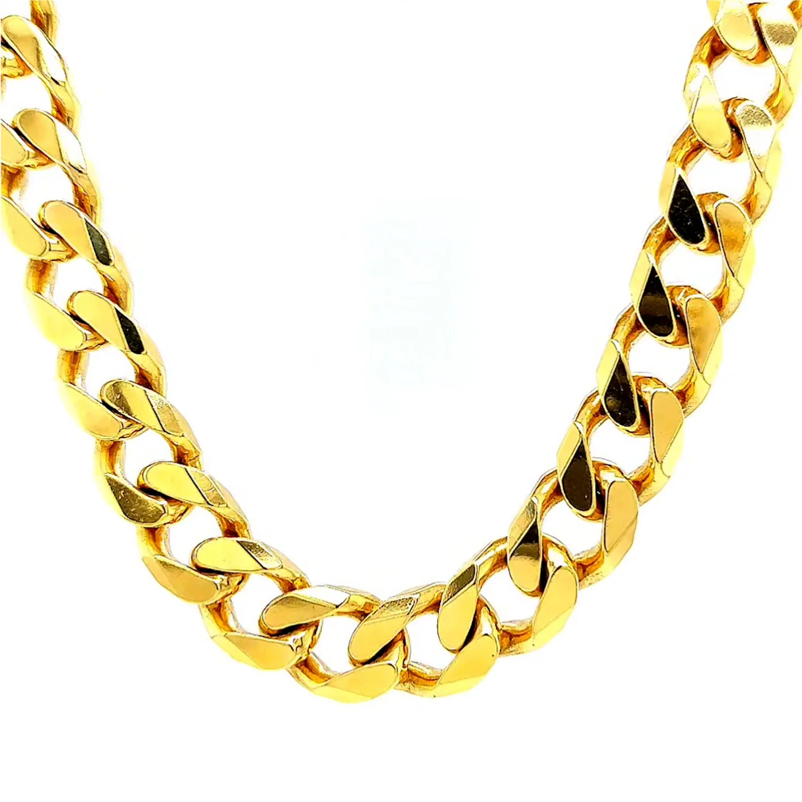 9ct Yellow Gold 55cm Curb Chain - Image 40