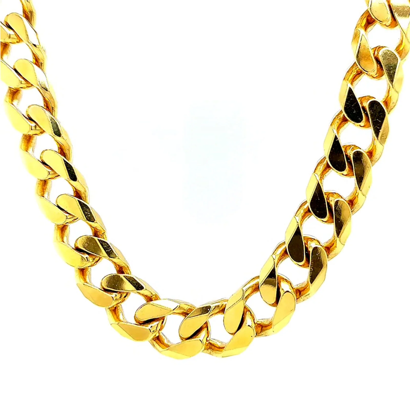 9ct Yellow Gold 55cm Curb Chain - Image 41