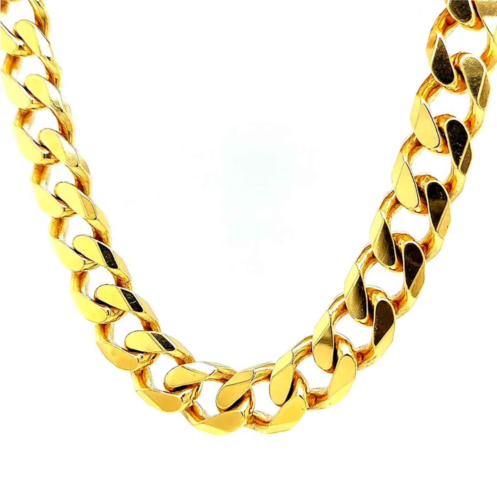 9ct Yellow Gold 55cm Curb Chain - Image 42