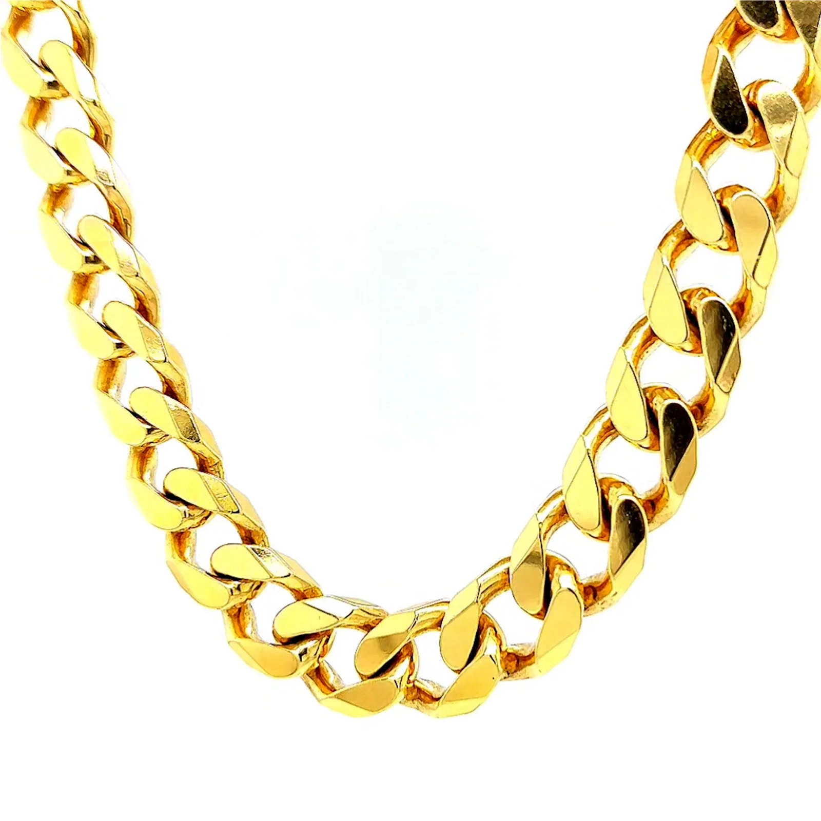 9ct Yellow Gold 55cm Curb Chain - Image 43