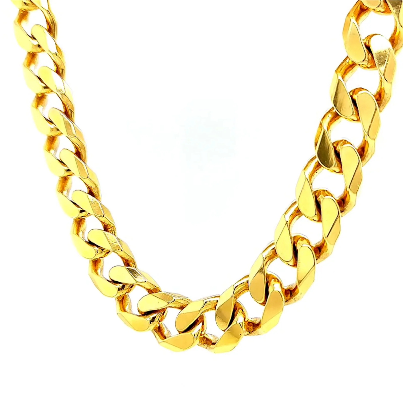 9ct Yellow Gold 55cm Curb Chain - Image 44