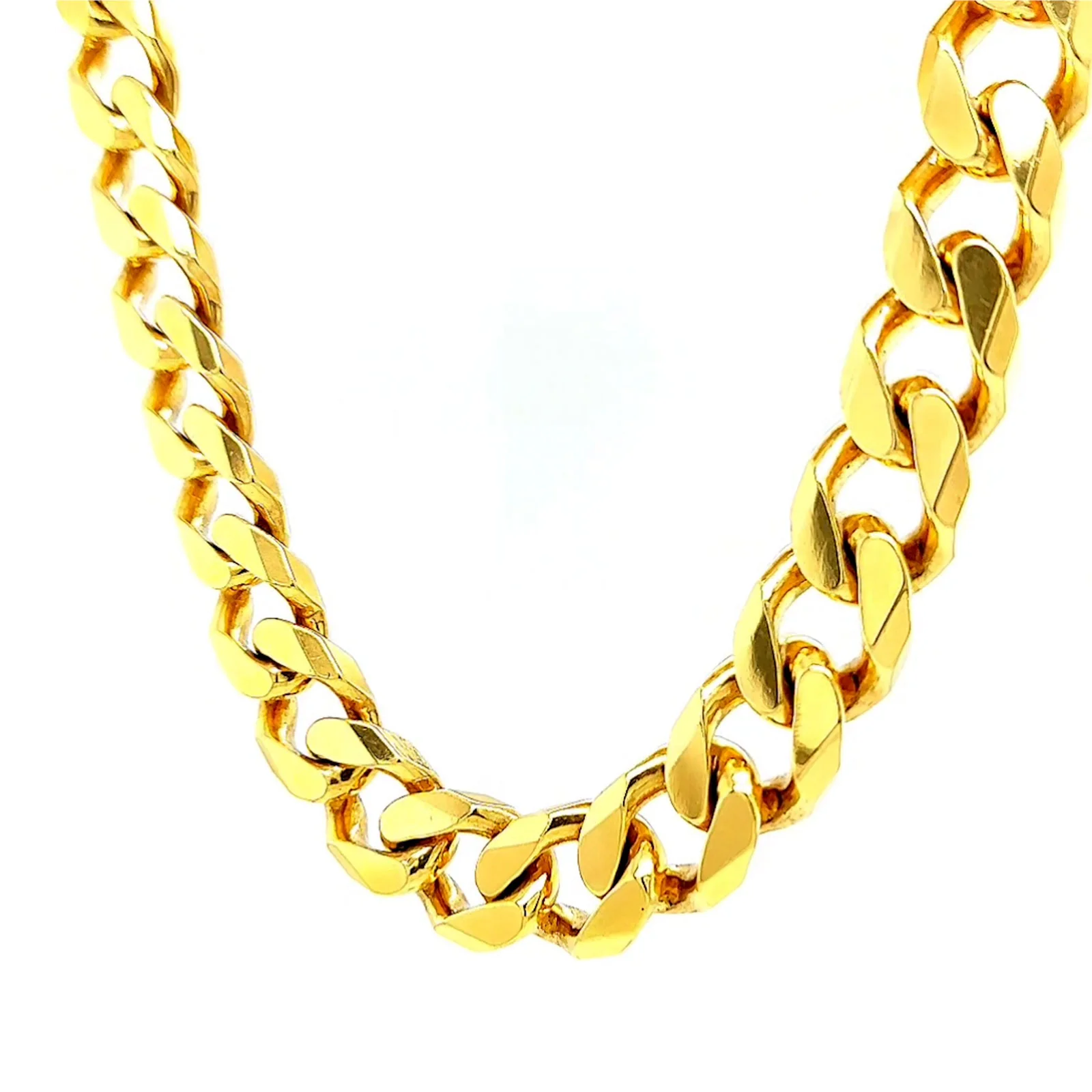 9ct Yellow Gold 55cm Curb Chain - Image 45