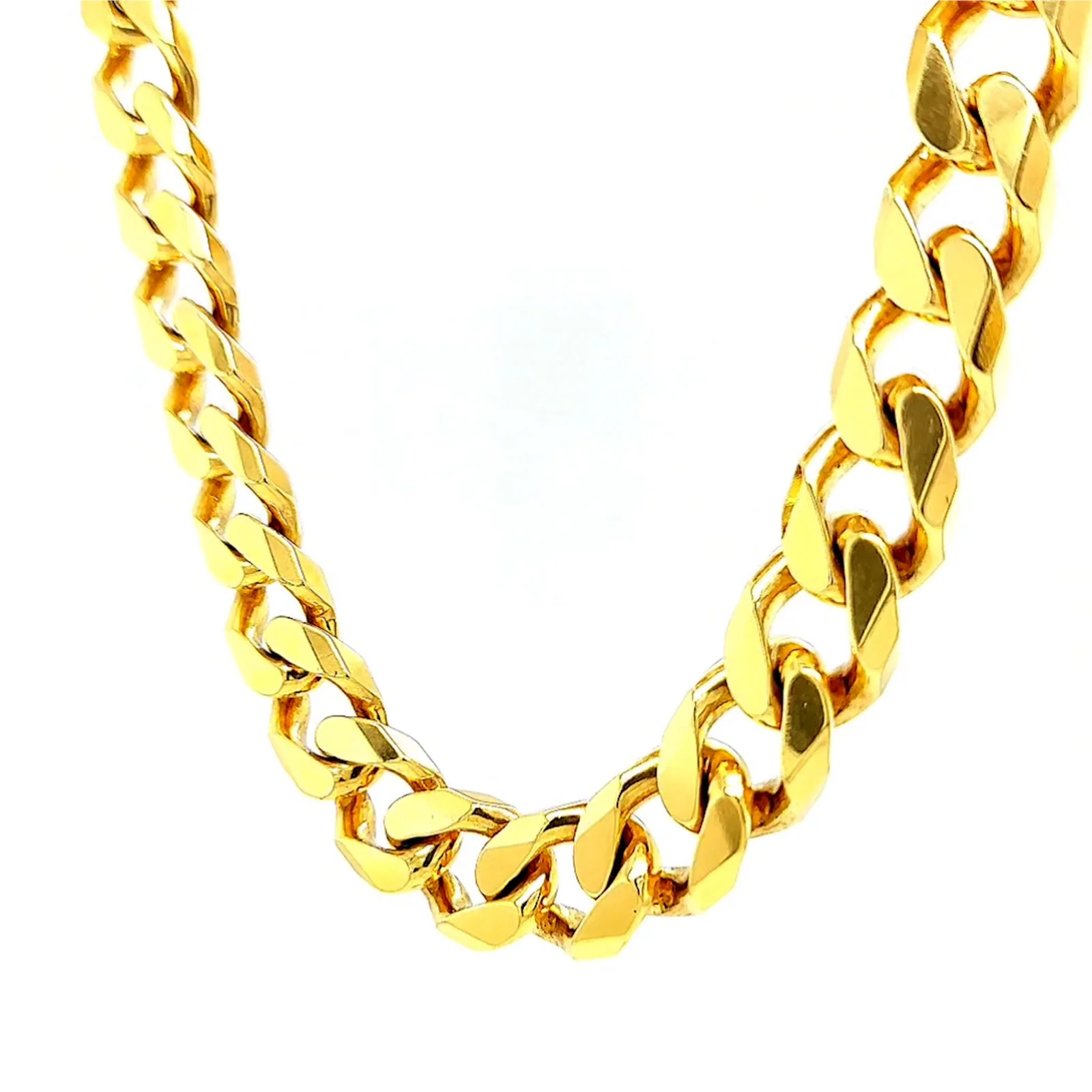9ct Yellow Gold 55cm Curb Chain - Image 46