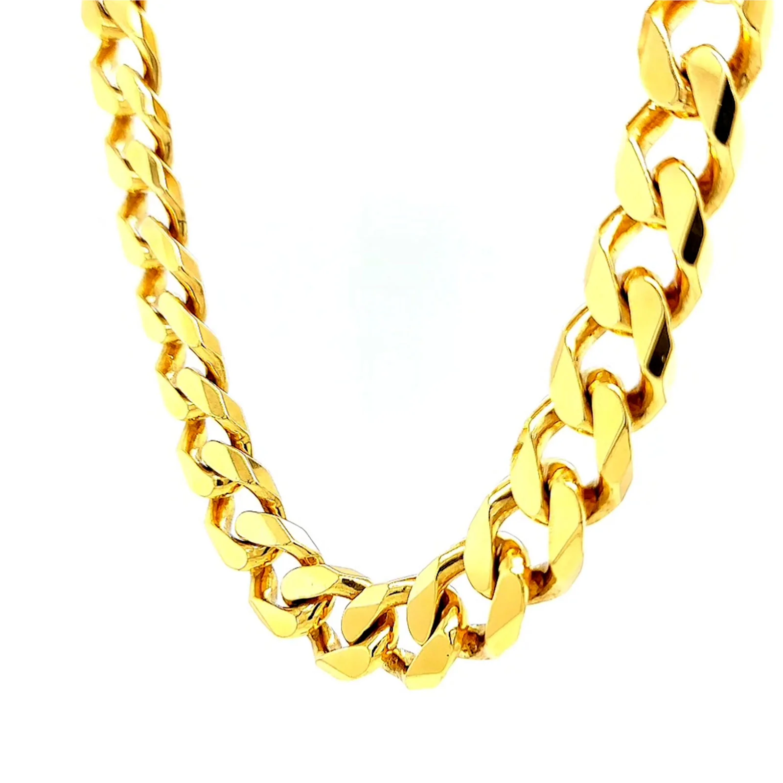 9ct Yellow Gold 55cm Curb Chain - Image 47