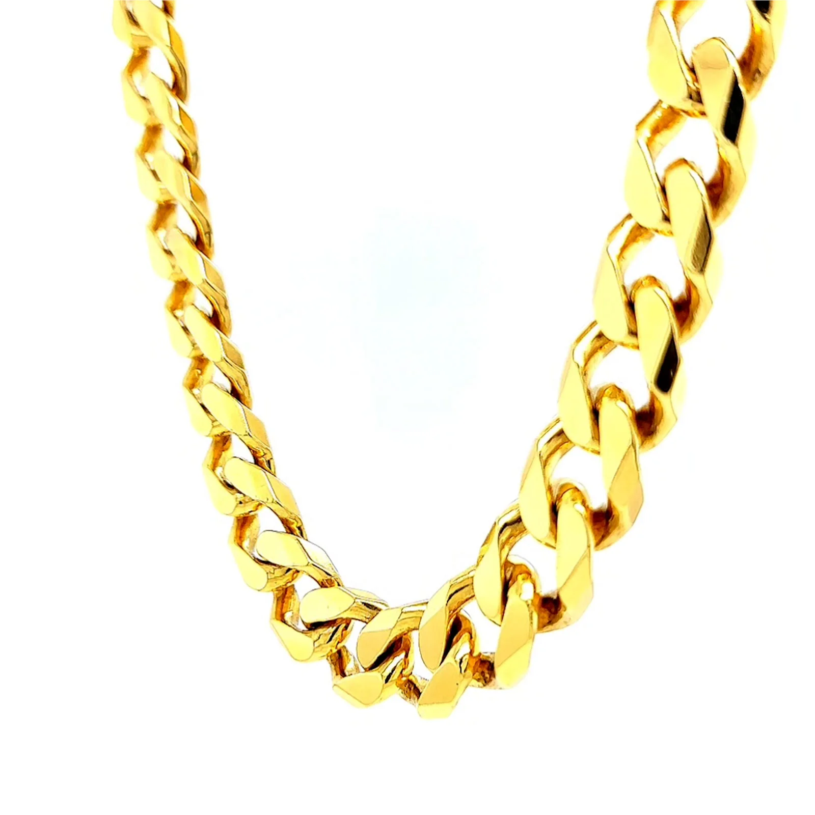 9ct Yellow Gold 55cm Curb Chain - Image 48