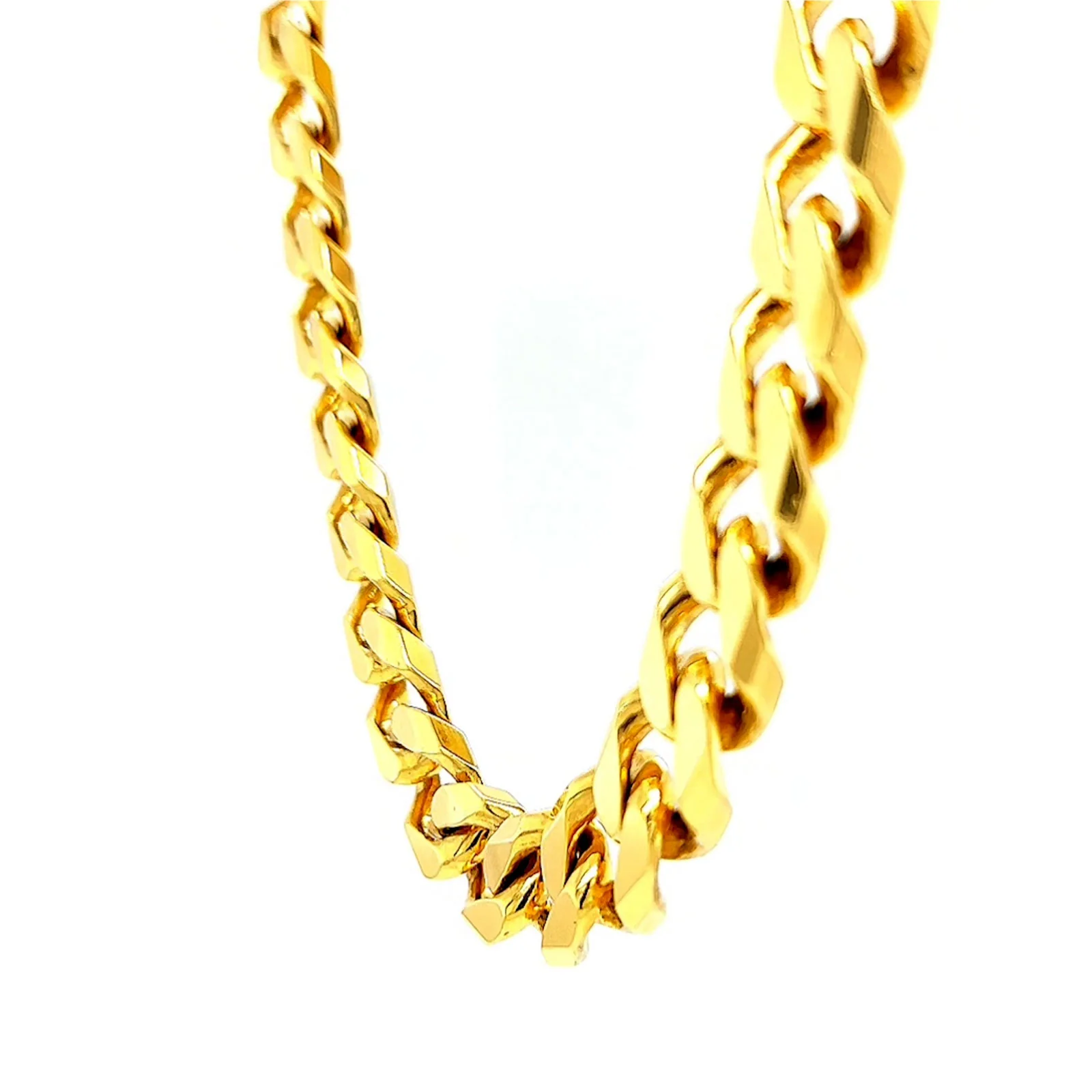 9ct Yellow Gold 55cm Curb Chain - Image 51