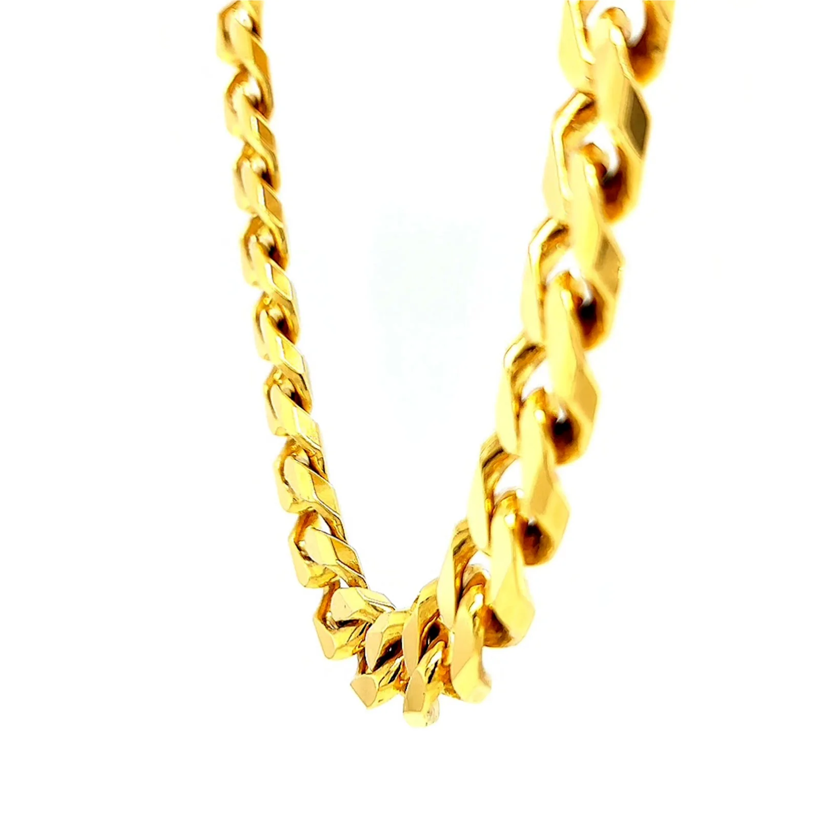 9ct Yellow Gold 55cm Curb Chain - Image 52