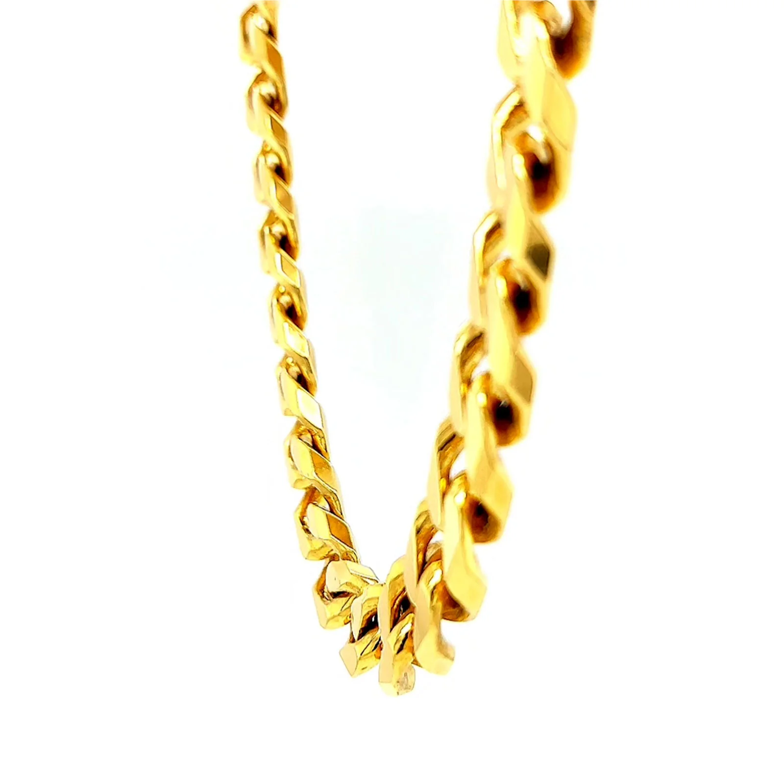 9ct Yellow Gold 55cm Curb Chain - Image 53