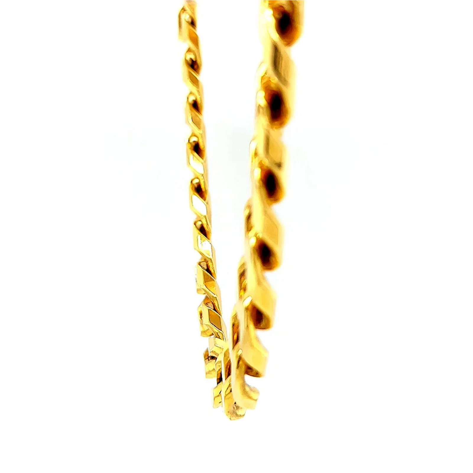 9ct Yellow Gold 55cm Curb Chain - Image 55