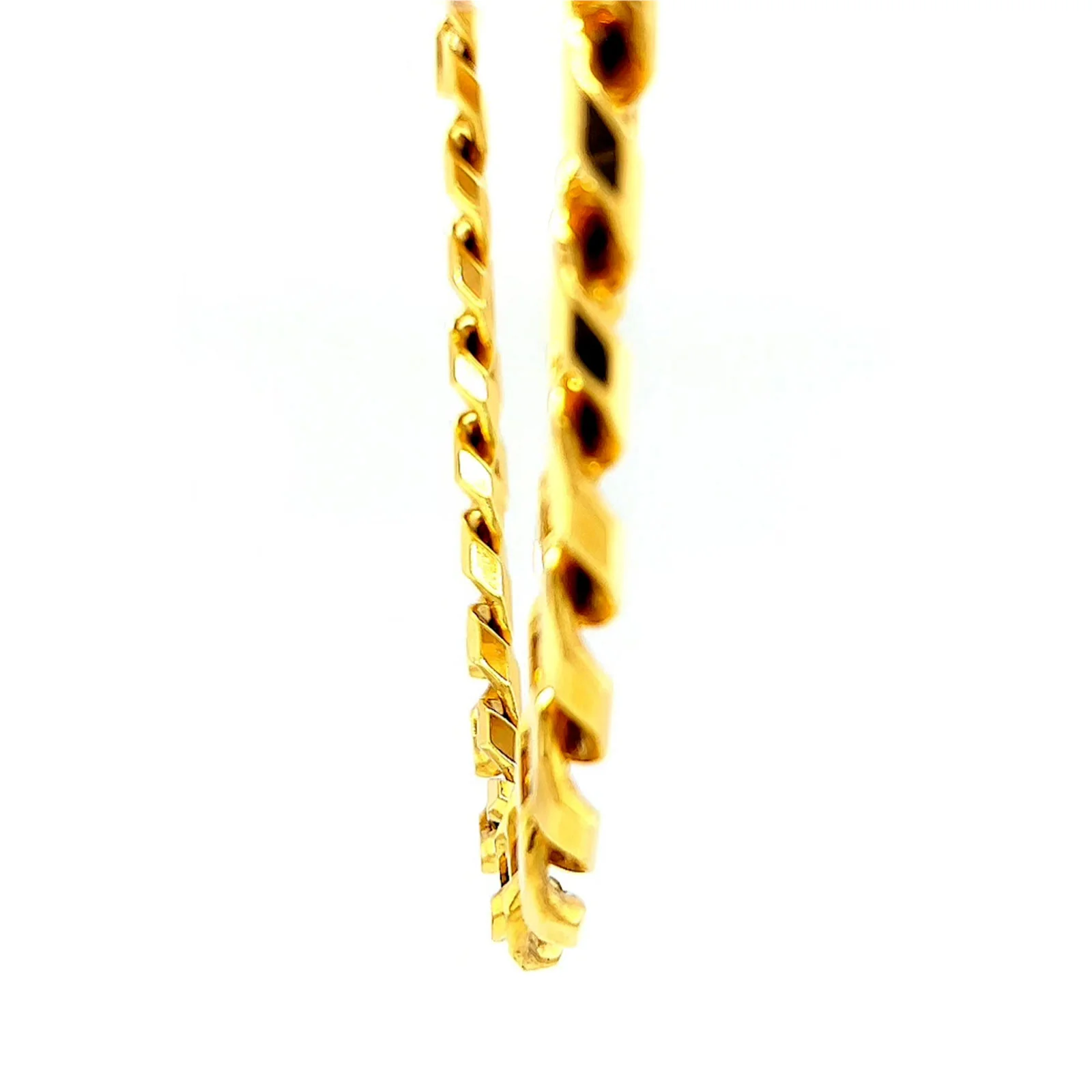 9ct Yellow Gold 55cm Curb Chain - Image 56