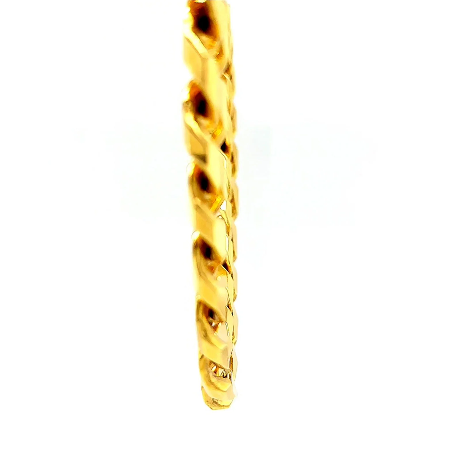 9ct Yellow Gold 55cm Curb Chain - Image 58