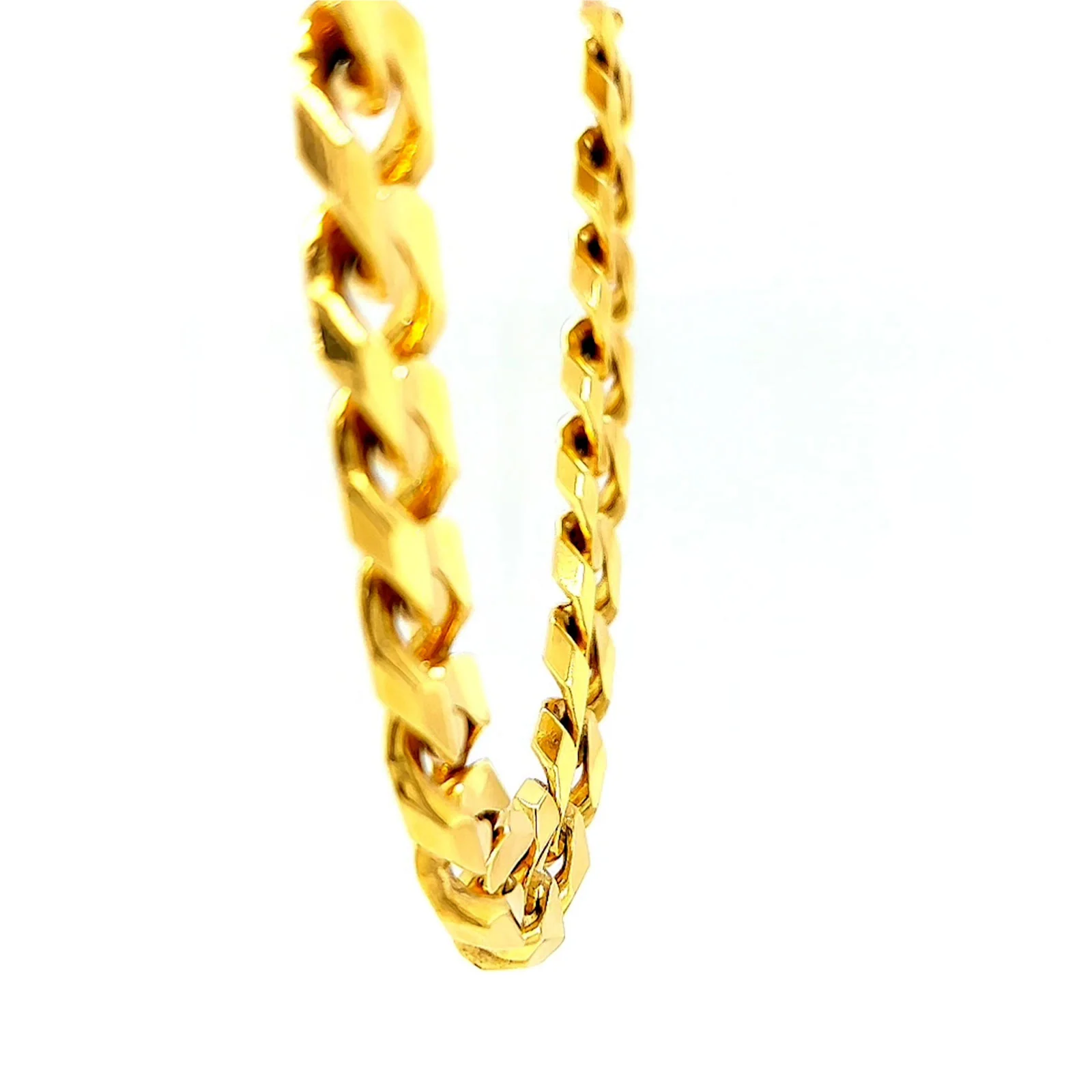 9ct Yellow Gold 55cm Curb Chain - Image 60