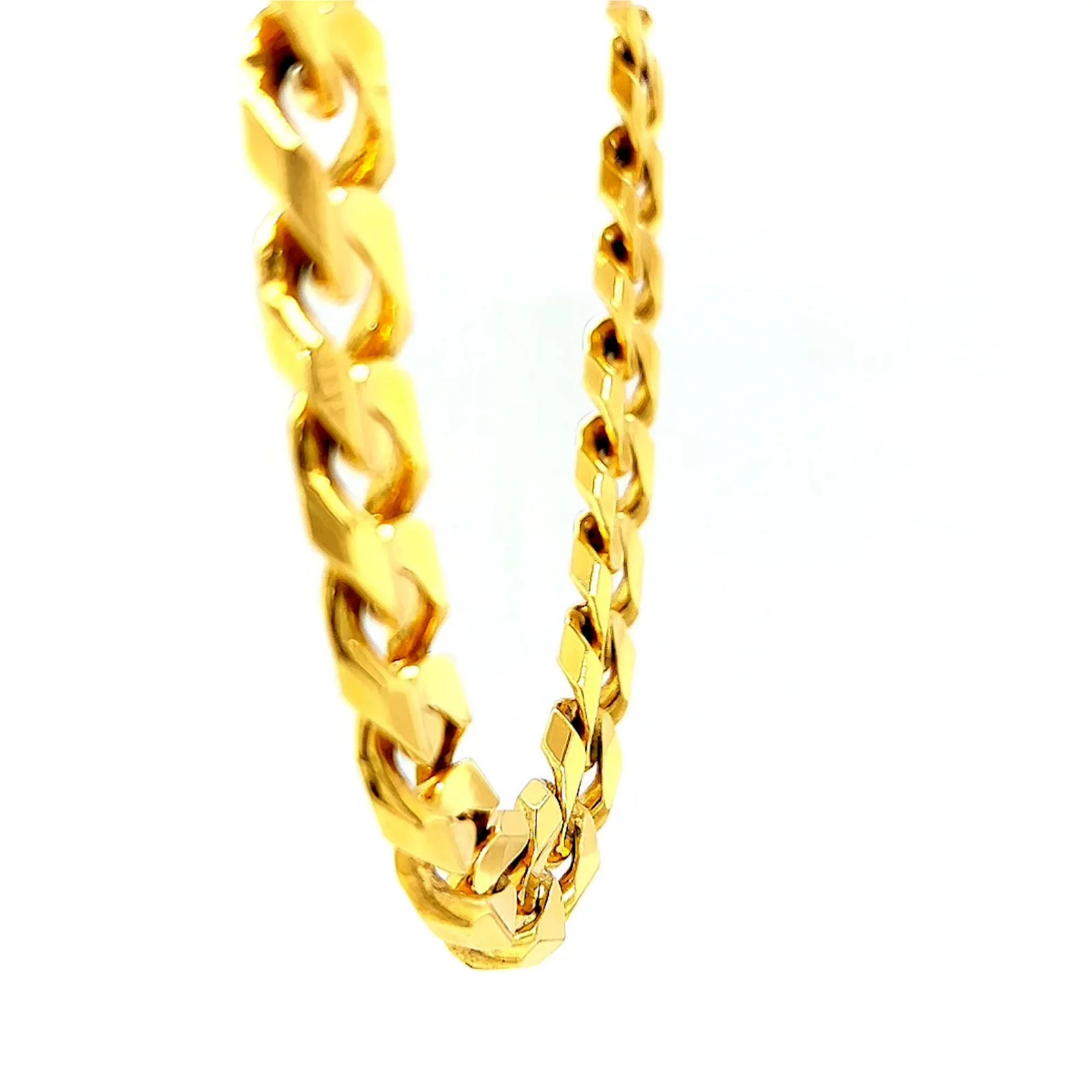 9ct Yellow Gold 55cm Curb Chain - Image 61