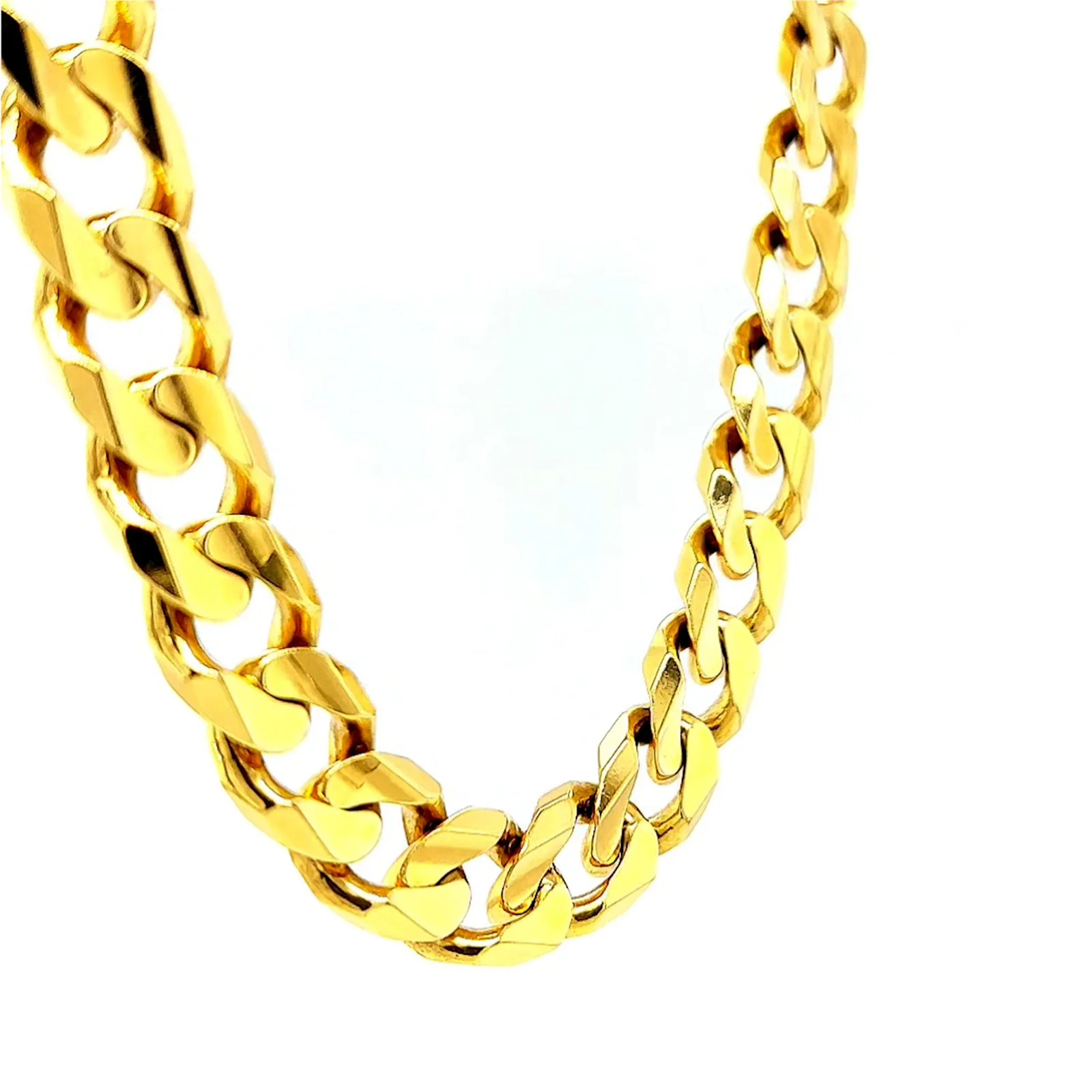 9ct Yellow Gold 55cm Curb Chain - Image 67