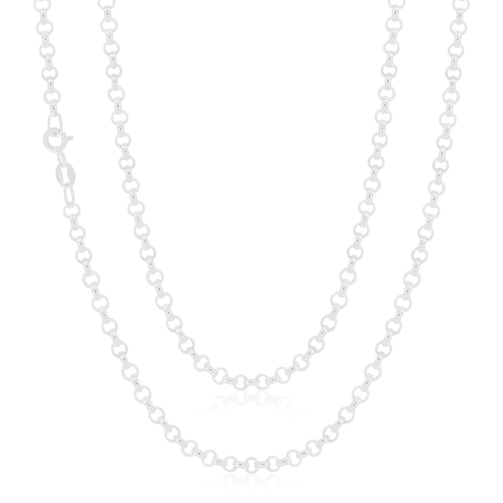 Sterling Silver 70cm Belcher Chain