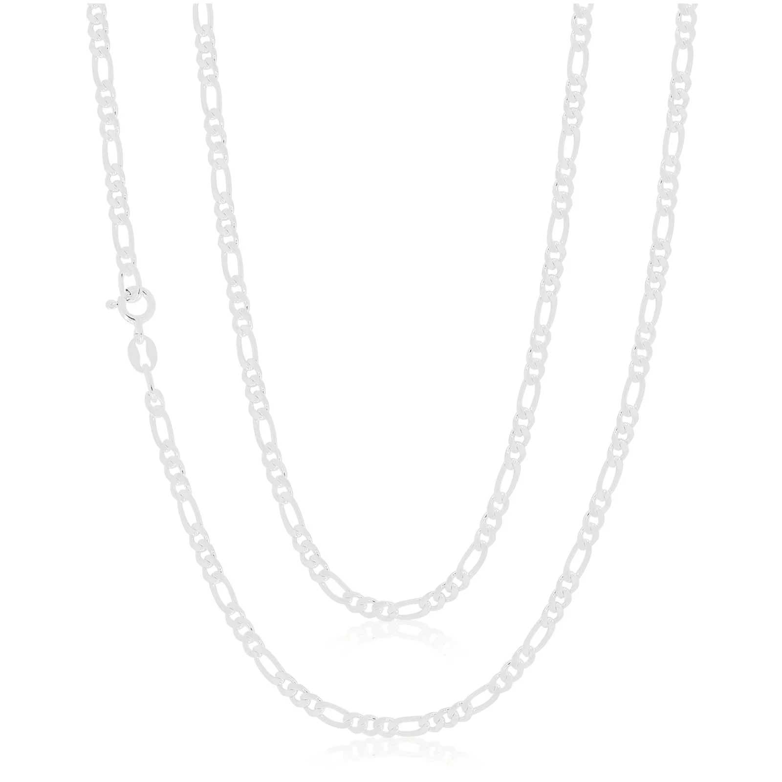 Sterling Silver 50cm Figaro Chain