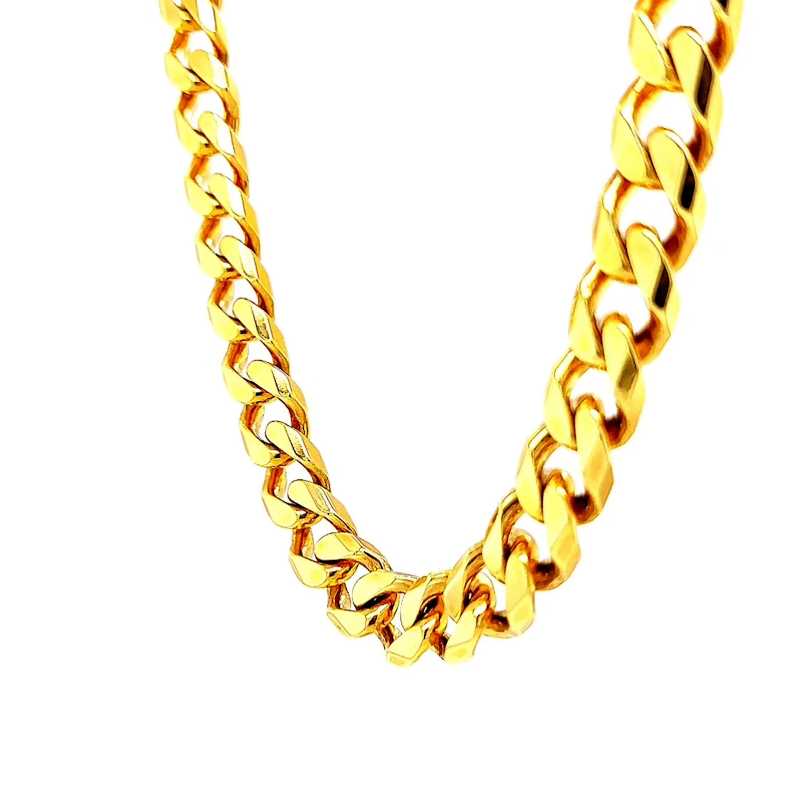 9ct Yellow Gold 55cm Curb Chain - Image 14