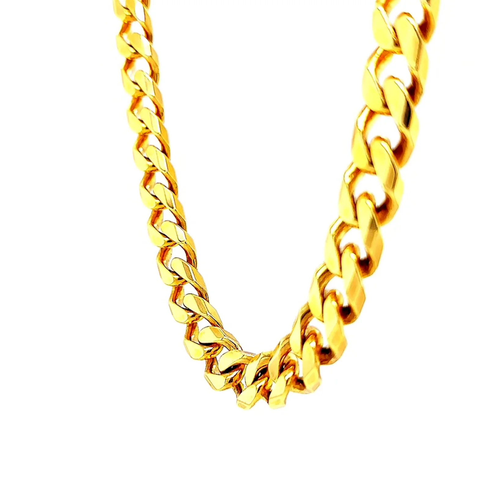 9ct Yellow Gold 55cm Curb Chain - Image 15