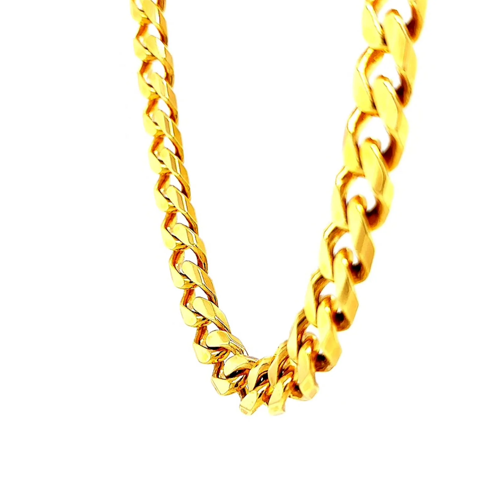 9ct Yellow Gold 55cm Curb Chain - Image 16