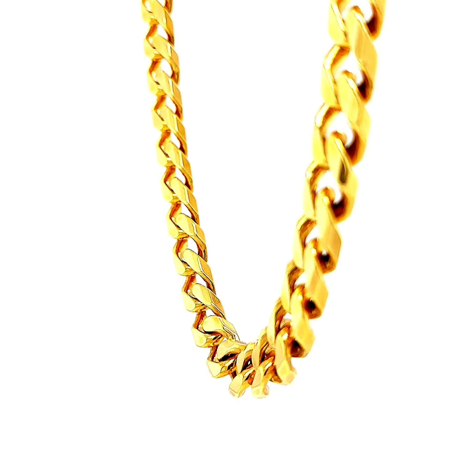 9ct Yellow Gold 55cm Curb Chain - Image 17