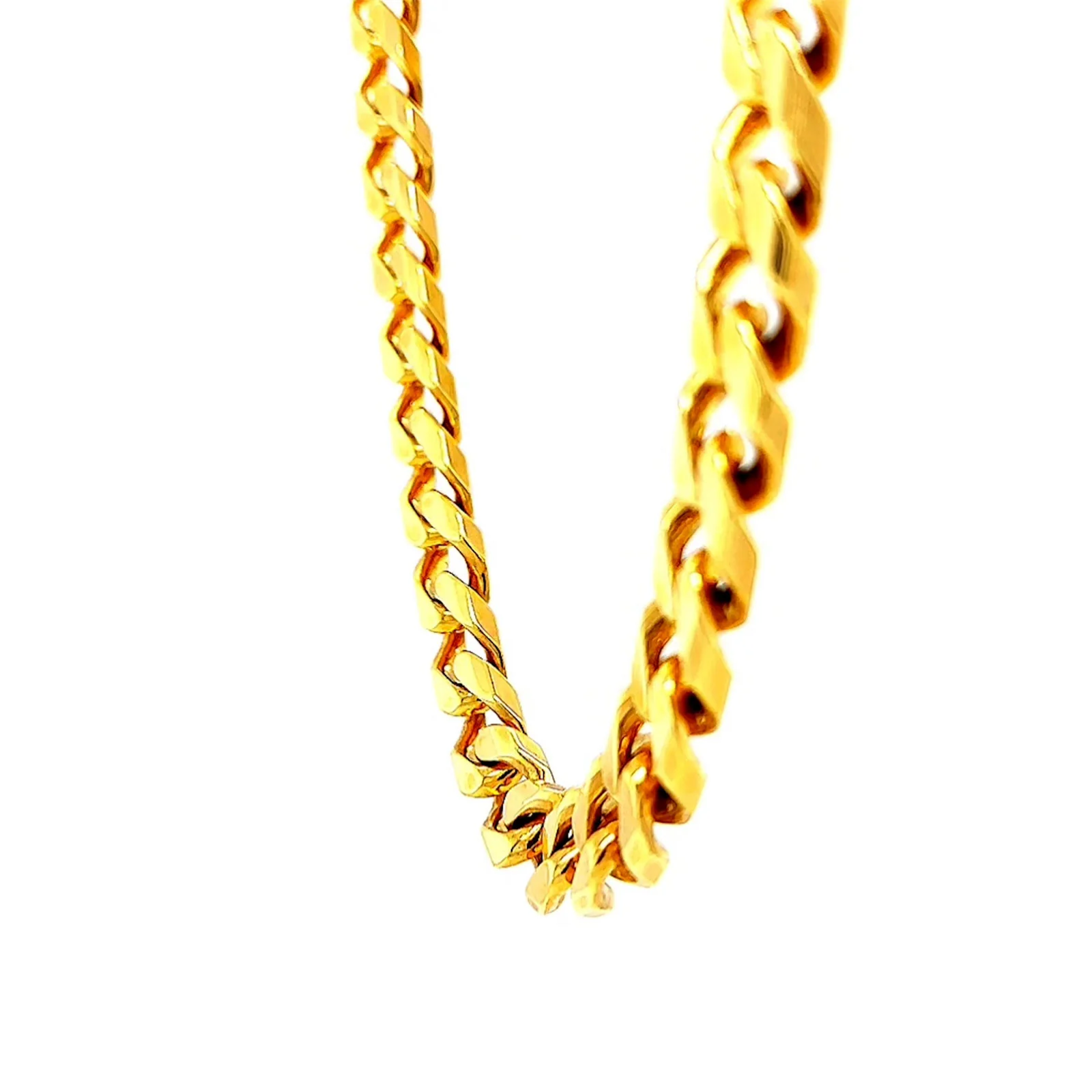 9ct Yellow Gold 55cm Curb Chain - Image 18