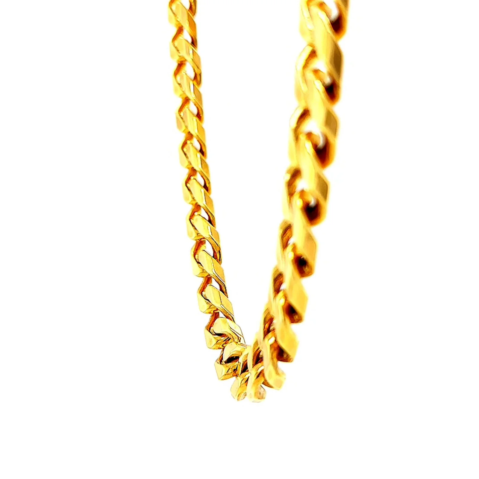 9ct Yellow Gold 55cm Curb Chain - Image 19