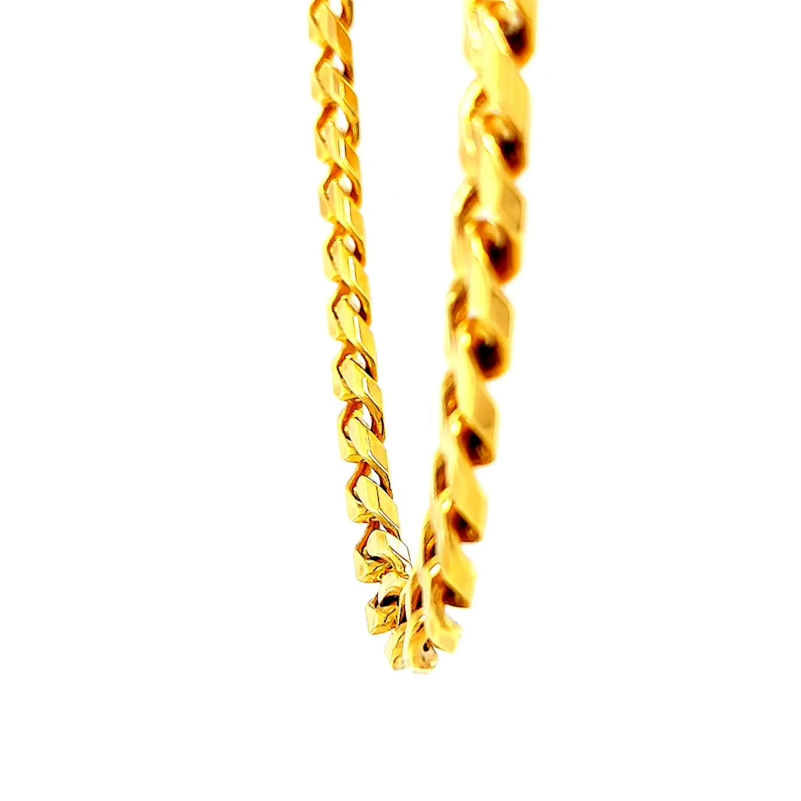 9ct Yellow Gold 55cm Curb Chain - Image 20