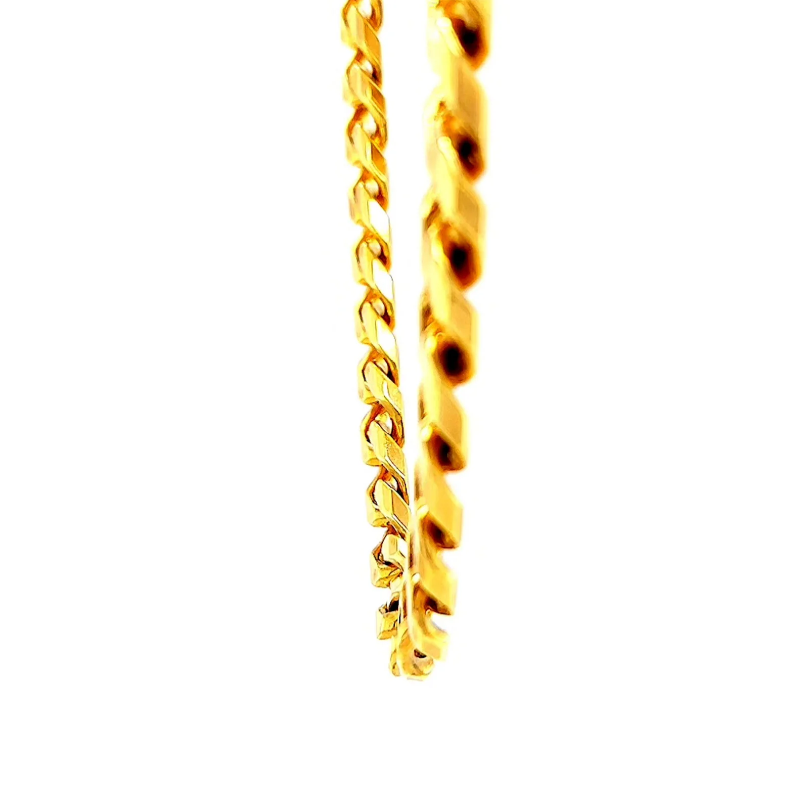 9ct Yellow Gold 55cm Curb Chain - Image 21
