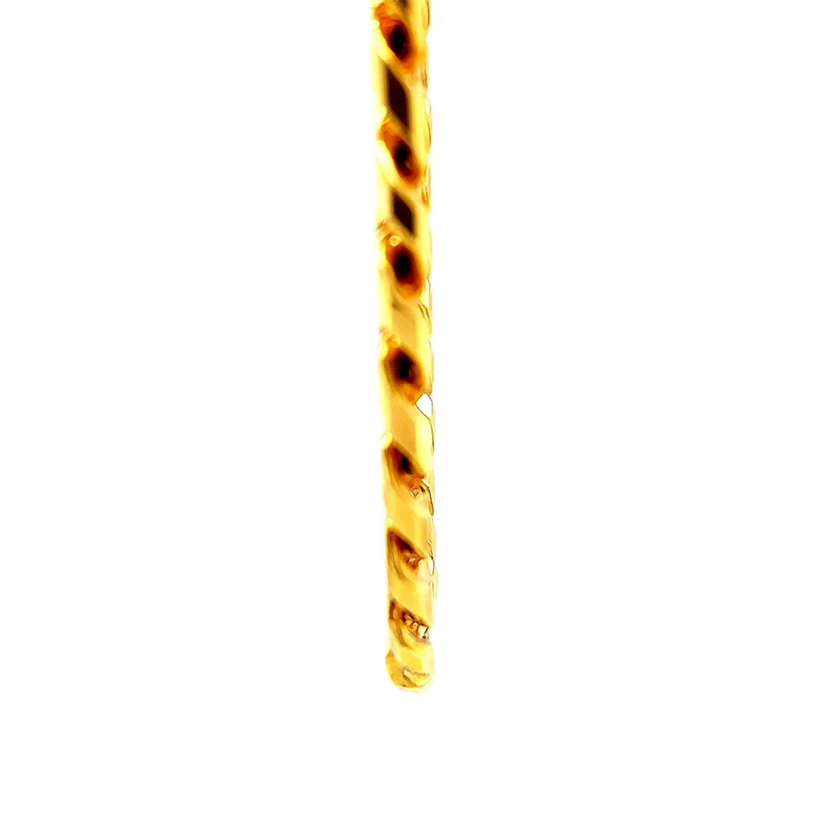 9ct Yellow Gold 55cm Curb Chain - Image 23