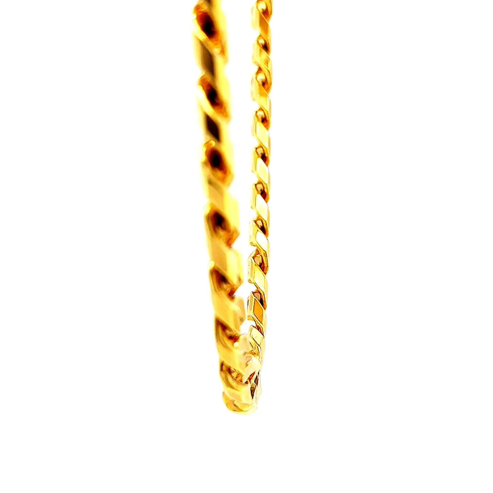 9ct Yellow Gold 55cm Curb Chain - Image 24