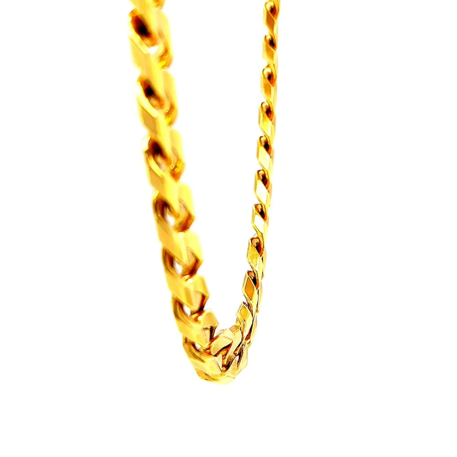 9ct Yellow Gold 55cm Curb Chain - Image 26